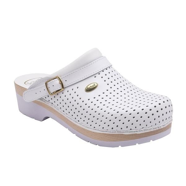 Clog Super Comfort BIANCO UOMO Scholl Zoccoli Sanitari Medicali Professional