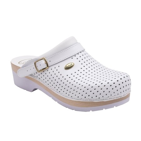 2 - Clog Super Comfort BIANCO UOMO Scholl Zoccoli Sanitari Medicali Professional