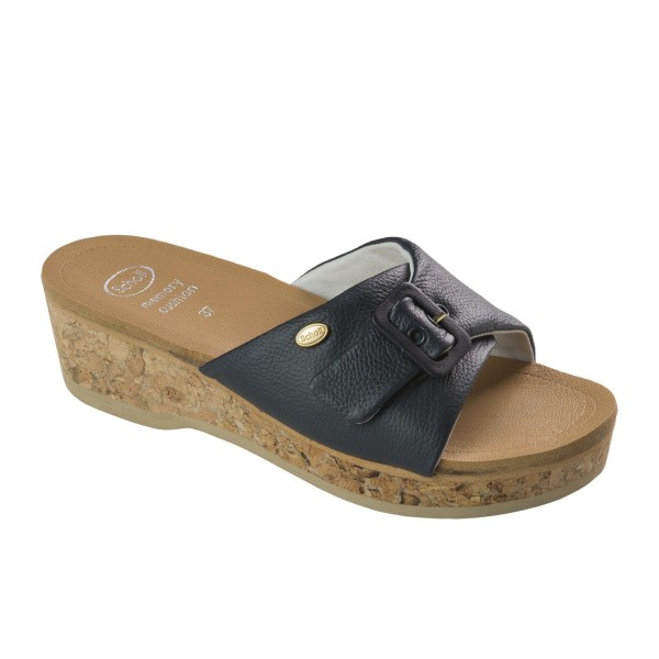 Scholl Wappy Navy blu Memory Cushion