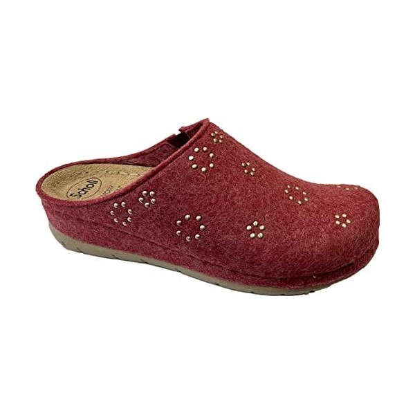 Prime INVERNESS ELASTIC Scholl Corallo tomaia in lana + borchiette