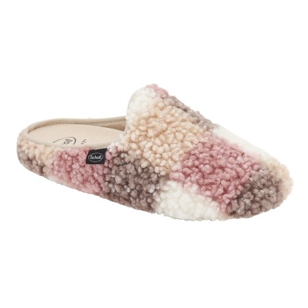 1 - MADDY Scholl Rosa/Multi tomaia in pelliccia sintetica arricciata