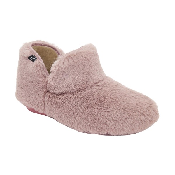 Prime MOLLY BOOTIE Scholl Dusty Rosa tomaia in pelliccia sintetica*