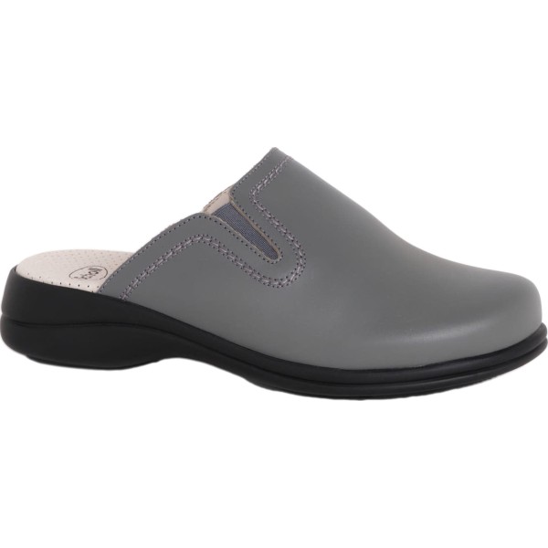 NEW TOFFEE Ciabatte Donna Scholl Pantofole in Similpelle e Microfibra Color Dk Grey
