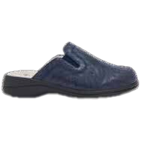 1 - NEW TOFFEE Ciabatte Donna Scholl Pantofole in Similpelle e Microfibra Color STAMPA FLOREALE Navy Blue