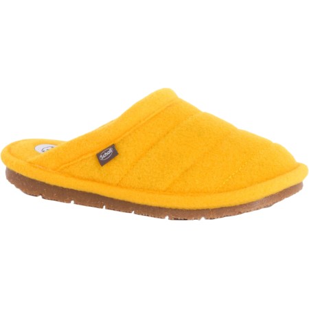 1 - PAFFO Ciabatte Donna Scholl Pantofole in Tessuto Riciclato Color Yellow