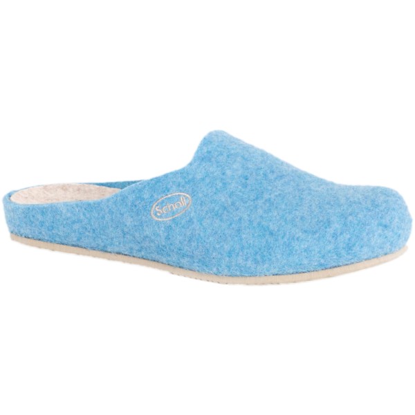 Prime LAYE Ciabatte Donna Scholl Donna Pantofole in Feltro Riciclato e Microfibra Color Light Blue