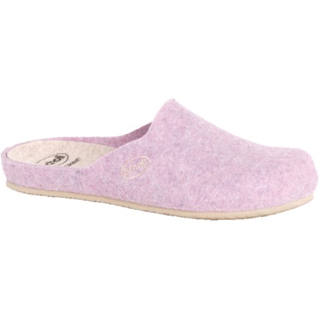 1 - LAYE Ciabatte Donna Scholl Donna Pantofole in Feltro Riciclato e Microfibra Color Lilac