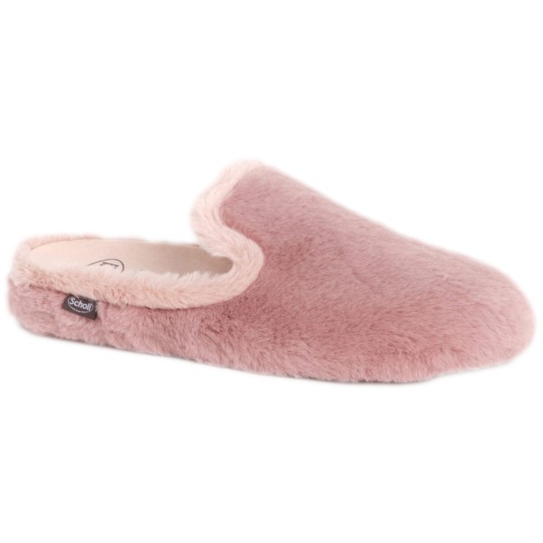 Prime MADDY DOUBLE Ciabatte Donna Scholl Pantofole in Ecopelliccia e Microfibra Color Pink