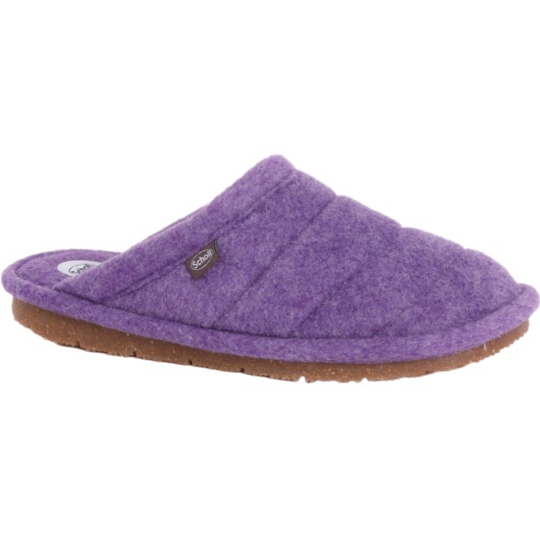 Prime PAFFO Ciabatte Donna Scholl Pantofole in Tessuto Riciclato Color Purple