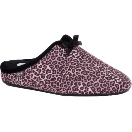 1 - RACHELE Ciabatte Donna Scholl Pantofole in Microfibra Color Brown/Multi