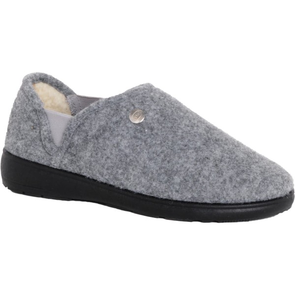 CLOTY Calzature Scholl Donna in Feltro Riciclato e Microfibra Color Light Grey
