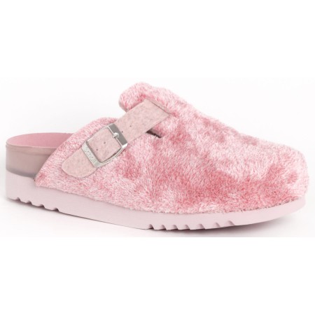 1 - POPPY Ciabatte donna Scholl Pantofole in Feltro Riciclato e Microfibra Color Pink -