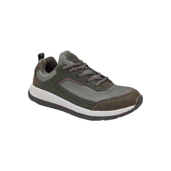 Scholl MILLENNIAL 23 MAN Calzature Uomo in PU e Tessuto Mesh Color Green