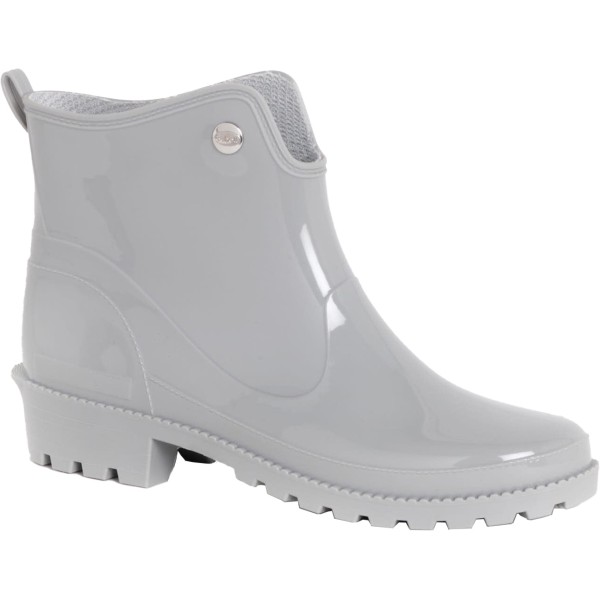 Prime HILO Calzature Stivali Impermeabili Scholl Donna in PVC e Tessuto Color Grey