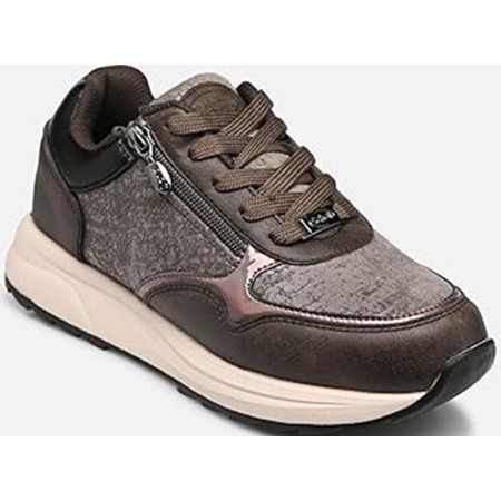 1 - BEVERLY ZIP  Calzature Scholl Donna in Similpelle e Microfibra Color Pewter