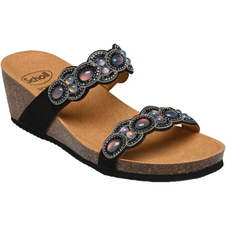 1 - Ciabatte Estive Donna Scholl  ORTIGIA Colore Nero