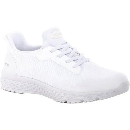 1 - JUMP PRO SOCK Calzature Professionali  Scholl Unisex in PU e Tessuto Color White