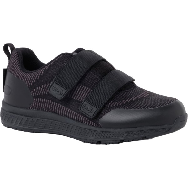 Scholl JUMP PRO STRAPS Calzature Professionali Unisex in PU e Tessuto Color Black