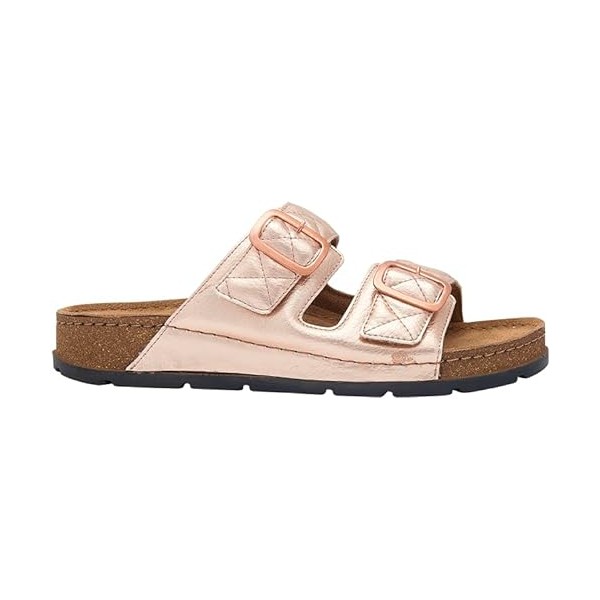 Ciabatte Estive Donna Scholl  BORA 2 STRAPS Colore Rosa Oro