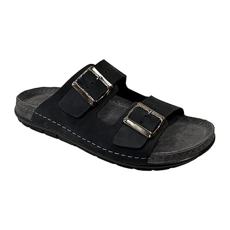 1 - Ciabatte Estive Uomo Scholl  ABERDEEN MAN Colore Nero