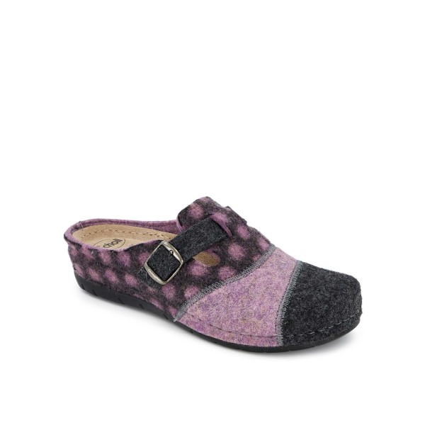 Ciabatte Scholl BRUGES BUCKLE Donna Lana Colore Antracite