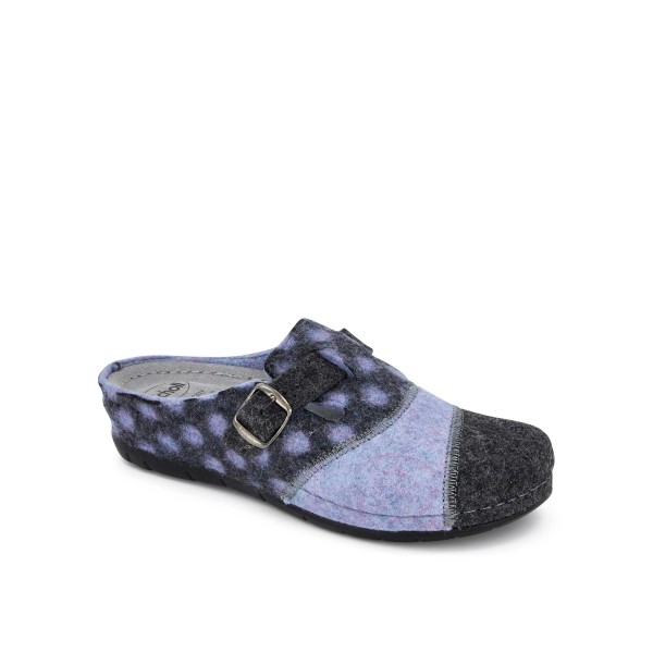 Ciabatte Scholl BRUGES BUCKLE Donna Lana Colore Antracite