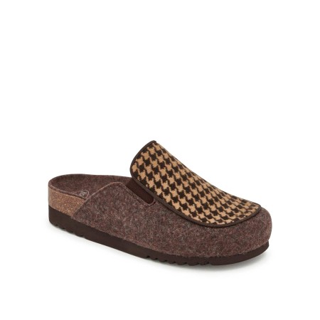 1 - Ciabatte Scholl DARIA Donna Feltro riciclato Colore Marrone