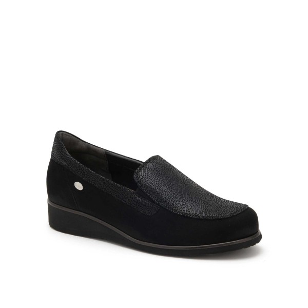 Scarpe Scholl FIONA SLIP ON Donna Pelle Scamosciata Colore Nero