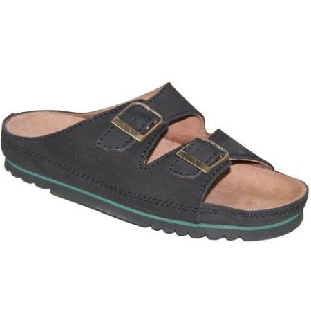 1 - Air Bag Ciabatte ortopediche in pelle  Nere Scholl --