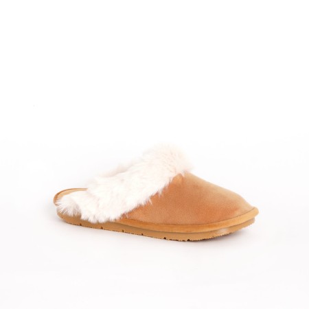 1 - Ciabatte Scholl BRIENNE Donna Pelliccia Sintetica Colore Beige --