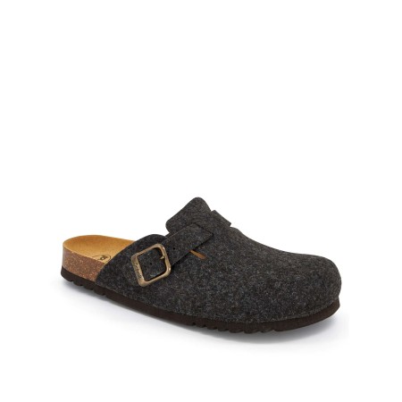 1 - Ciabatte Scholl DAKOTA MAN Uomo Feltro riciclato Colore Marrone --