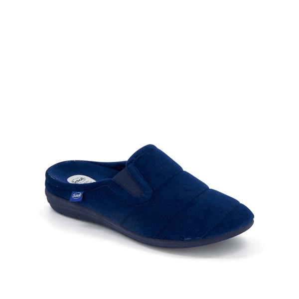 Prime Pantofole Scholl CLOUDY ELA Donna Feltro riciclato Colore Blu --