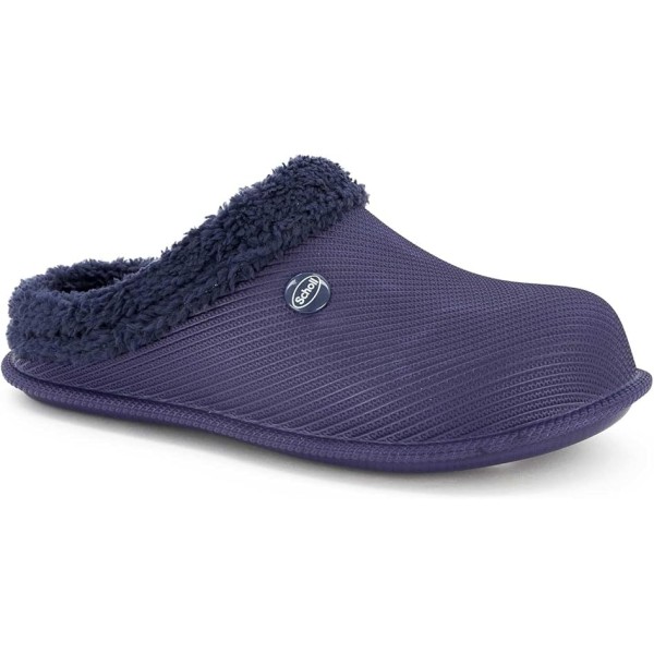 Ciabatte Scholl NEEVA Donna Pelliccia Sintetica Colore Blu