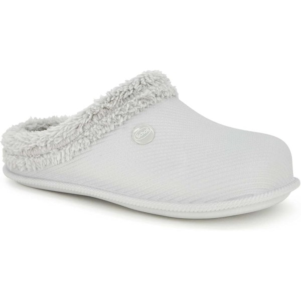 Ciabatte Scholl NEEVA Donna Pelliccia Sintetica Colore Grigio