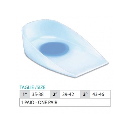 2 - Orione OK PED Safte Tallonetta Avvolgente Silicone scarico centrale 1 paio