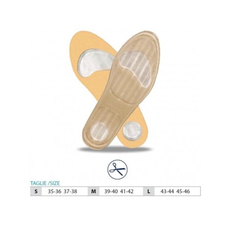 1 - Orione OK PED Safte Soletta Gel rivestita 1 paio