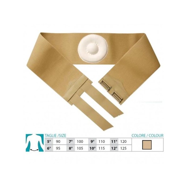 Orione Safte Cinto Ernia Ombelicale Taglie Grandi BEIGE Art.357