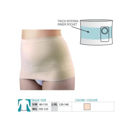 1 - Orione Safte Fascia per Stomizzati BEIGE