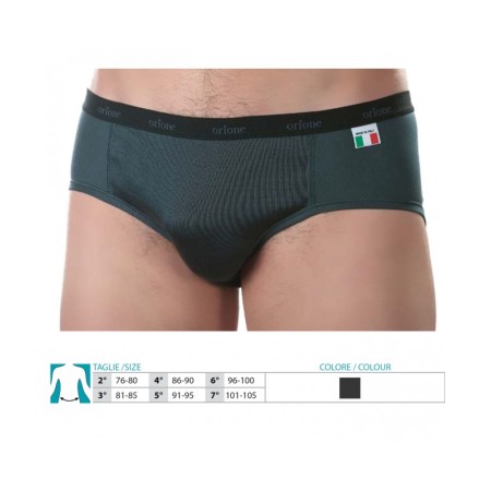 2 - Orione Safte Mutande Contenitive Slip Sportivo Uomo ANTRACITE Art. 310