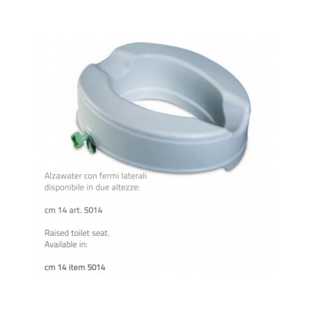 2 - Orione Safte Alza WC altezza 14 cm con fermi laterali