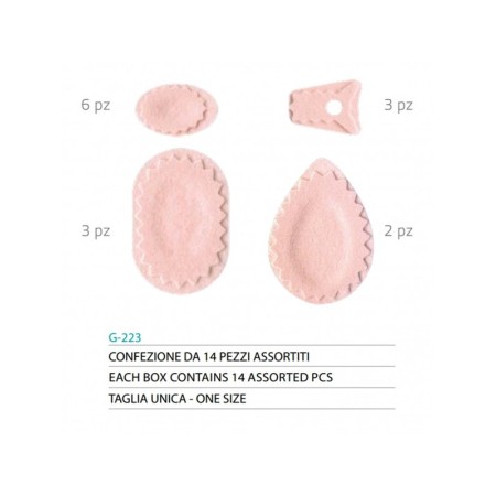 2 - Orione OK PED Safte Mix anelli protezione dita misura unica 14 pezzi