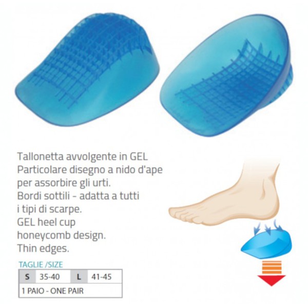 Orione OK PED Safte Tallonetta avvolgente in gel 1 paio