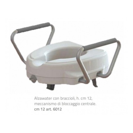 1 - Orione Safte Alza WC con braccioli altezza 12,5 cm