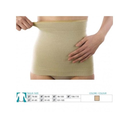 1 - Orione Safte Cintura lana con cotone sostegno + calore BEIGE