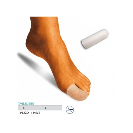 2 - Orione OK PED Safte Cappuccio proteggi dita gel polimero 1 pezzo