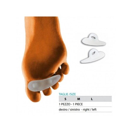 2 - Orione OK PED Safte Cuscinetto dita martello gel polimero destro 1 pezzo