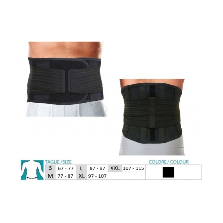 2 - Orione Safte Corsetto Steccato NERO