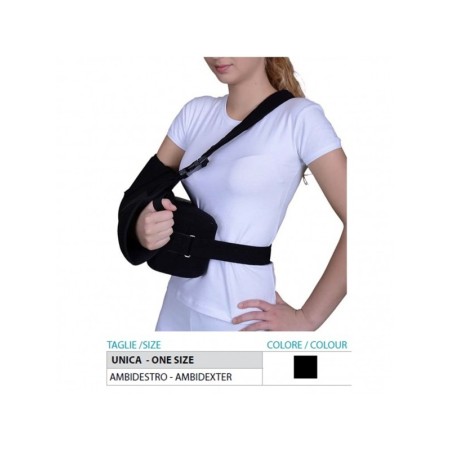 2 - Orione Safte Cuscino per abduzione spalla 15°/30° misura unica NERO