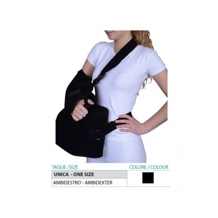 2 - Orione Safte Cuscino per abduzione spalla 45°/60° misura unica NERO