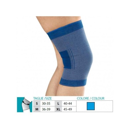 1 - Orione Safte Ginocchiera tutore gamba ortopedico sportiva BLU